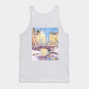 Winter in Central Park. New York Tank Top